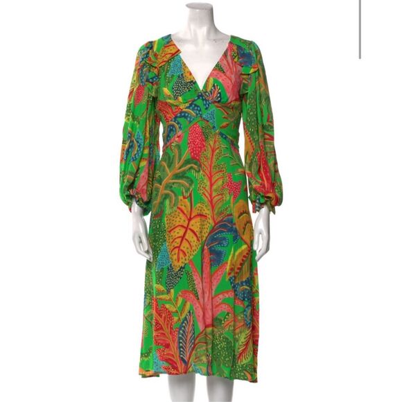 FARM RIO Forest Dream Suit Dress Size Medium (NWT) - Picture 7 of 11